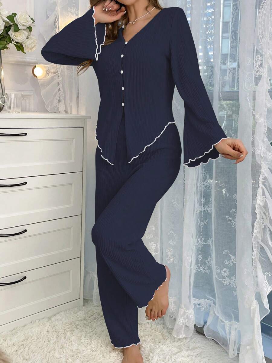 Lettuce Basic Long Pajama Set